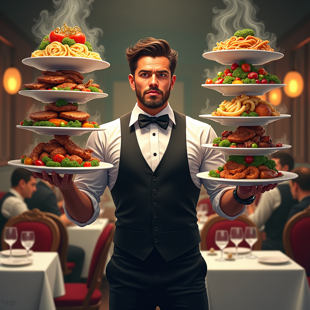 cameriere dolori alle braccia e shiena 